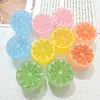 Accesorios Creativos Pequeños de Limón de Dibujos Animados 3D Hechos a Mano para el Cabello, Gomas para el Cabello, Dijes para Zapatos, Colgantes para Botellas de Agua, Materiales de Accesorios de Resina al por Mayor