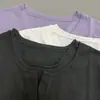 Camiseta de manga larga estilo minimalista con cuello Henry, nuevo modelo de otoño para mujer, corte holgado para uso diario, cuello redondo, top ligero y transpirable
