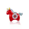 Lindo y Creativo Broche de Poni Rojo con Diseño de Goteo de Aceite, Simple y Versátil, Broche de Pin de Poni con Bolsa de Dinero de la Suerte