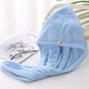 Gorro de Ducha de Felpa Coral Liso Nuevo de Fábrica Baotou Absorbente de Agua Espesado Gorro Secador de Cabello Bordado Regalo Bienestar Cabello