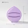 Esponja de algodão doce macaron, formato grande de gota, ultra macia, adequada para uso seco e úmido, esponja para base cushion, esponja de maquiagem que não absorve produto facilmente, embalada em caixa