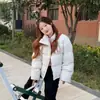 Inverno 2025 Novo Estilo Coreano Feminino Casual Solto Acolchoado à Prova de Frio Fashionável Quente Versátil Jaqueta de Algodão Ins