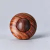 Sándalo Morado Sándalo de Sangre Rotatorio Integrado Cuentas Maderal de Palo de Rosa Pieza de Mano Coleccionable Regalo Platillo Volador de Madera Juguete para Aliviar el Estrés Portátil
