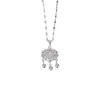 Collar con Candado de Seguridad Palabra Fu para Mujer Lujo Ligero Nuevo Estilo Chino Simple Cadena para Clavícula de Alto Nivel con Colgante de Candado de Longevidad Joyería al por Mayor