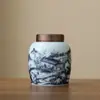Mini Lata de Té Exquisita Transfronteriza para Uso Doméstico, Lata Sellada, Caja de Té de Muestra, Contenedor de Té en Lata, Lata de Té Portátil
