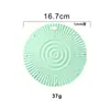 Tapete Isolante Redondo de Silicone Transfronteiriço, Tapete de Mesa de Silicone Antiderrapante com Pontos Elevados, Tapete para Panela Anti-Queimaduras, Tapete de Silicone Resistente a Altas Temperaturas em Estoque