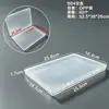 Caixa plástica transparente pequena caixa pequena para pílulas caixa para guardar brincos de tarraxa caixa para guardar anéis joias caixa para guardar cartão de pen drive de celular caixa para fones de ouvido