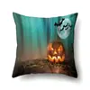 Funda de almohada de Halloween TC605 almohada lumbar de coche funda de cojín de calabaza para sofá oficina hogar sala de estar funda de almohada