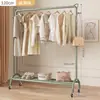 Perchero de Ropa con Ruedas de Alta Resistencia con Perchas, de Pie, para Uso Doméstico en el Dormitorio, Estante Móvil de Almacenamiento para Ropa de Niños