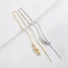 Nuevo colgante de hueso de perro con lazo para collar de cadena de tracción pulsera personalidad colgante individual