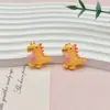 Accesorios de Resina DIY Animales de Dibujos Animados Dinosaurios Osos Materiales para Joyería Colgante para Llavero Funda de Teléfono Móvil Parche Decorativo