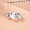 Brincos Originais s999 Prata de Pé Borboleta Dançante Flor Sala Femininos Design Exclusivo Requintado Brincos de Prata Esterlina Versáteis Venda por Atacado
