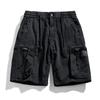 068 Ropa de Verano Transfronteriza Shorts de Trabajo para Hombre Pantalones Casuales Holgados de Talla Grande Algodón Combinable Pantalones Casuales Pantalones para Hombre