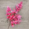 Vermelho Rosa Casamento Flor Artificial Noivado Banquete Flor Artificial Salão de Casamento Decoração de Parede de Fundo Flor Material Fabricante Atacado