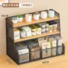 Prateleira de armazenamento universal para mesa de trabalho, armário de armazenamento para mesa de jantar, caixa de armazenamento para copos sobre a mesa, organizador de lanches multicamadas