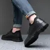 Zapatos de Cuero para Hombre 2026 Nuevo Estilo Formal de Negocios Zapatos de Cuero de Suela Suave Cuero Negro Casual Estilo Británico Transpirables Zapatos para Hombre