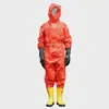 Ropa de protección química, Aofeng, resistente a ácidos y álcalis, rojo anaranjado