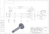 Montaje de Brida Articulada Flotante Tipo Brida Redonda Eje con Ranura para Anillo de Retención Pasador Voladizo 45# Núcleo de Eje WHE01