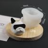 Molde Nuevo Dou DIY Sabor Yeso Adornos para el Hogar Decoración Aromaterapia para Coche Molde de Silicona para Perro