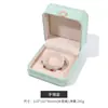 Caja Octagonal de Terciopelo PU Premium para Joyería con Etiqueta Dorada, Caja Personalizada para Juegos de Anillos, Organizador de Colgantes y Pendientes, Caja para Collares