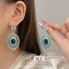Brincos de Zircônia Exquisitos Super Brilhantes Estilo Quente 2025, Fashionáveis Elegantes, Bonitos, de Alto Padrão, Únicos, Bonitos e Doces para Mulheres