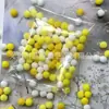 Fábrica DIY bola de pelúcia bola alta elasticidade feita à mão acessório de brinquedo infantil material cor bola de pelo decorativa em estoque