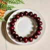 Pulsera de Sándalo Natural y Palo de Rosa con Cuentas de Ábaco de 15 mm, Cuentas de Oración Budistas Estilo Chino, Joyería de Pulsera Unisex, Venta al por Mayor desde el Fabricante