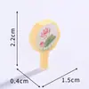 Decoraciones de escena miniatura de bambú de verano: pantalla, cortina de bambú, cama de bambú, agua corriente. Juego de 6 piezas de accesorios para micro paisajismo