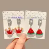 Novos Brincos de Clipe Perfurados para Crianças, Brincos Fofos do My Little Pony, Brincos de Desenho Animado da Moda para Meninas, Pingentes para Meninas