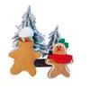 CY Cross Border - Nuevo colgante navideño de hombrecito de jengibre, árbol de Navidad, muñeco de jengibre de tela, decoraciones de dibujos animados
