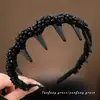 Nueva diadema de corona alta con exquisitos adornos de diamantes completos, diadema para mujer, pinza para el pelo, accesorio para el pelo, versátil para el uso diario, hace que la cara parezca más pequeña