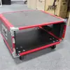 Rack de Micrófono 4U Aluminio Rojo Estuche de Vuelo 6U Mezclador 5U Chasis de Amplificador 12U Altavoz 8U Chasis Vacío