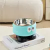 Comedero elevado para gatos de acero inoxidable con protección para el cuello, antideslizante, cuenco desmontable para gatos y perros, cuenco de agua, suministros para mascotas, cuenco de comida