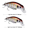 Señuelo Submergible Minnow 8cm 11g 4.5cm 3g Cebo Falso Biónico Señuelo Duro de Plástico Equipo de Pesca Dw457 Dw48
