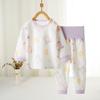 Ropa para Bebé, Pijamas Infantiles de Algodón Puro Clase A, Ropa Interior Separada para Bebé, Conjunto de Ropa de Otoño, Ropa para Niños Anyang, Venta al por Mayor de Otoño