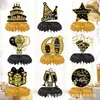 Artigos para Festa de Primeiro Aniversário com Tema Dourado da Amazon, Decorações de Favo de Mel, Decorações de Mesa