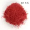 Mink de Pelo Largo 8cm Falso Mink Hilo Mezclado a Mano Hilo Mezclado Varios para Tejer Sombrero Bufanda Suéter DIY Hecho a Mano Celebridad de Internet