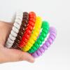Bandas para el cabello grandes tipo línea telefónica, accesorios de gelatina, accesorios para el cabello, tocado, cuerda para el cabello de alta elasticidad, cuerda para el cabello, coleta para atar el cabello, venta al por mayor