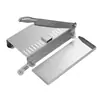 Máquina Manual Multifuncional para Rebanar y Cortar Huesos para Cocina Doméstica y Comercial, Cuchillo para Rebanar Grasa de Cordero Carne Congelada Res Tijera de Puerta Doble Uso