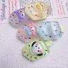 Dê uma Mordida no Sorvete de Animal Brilhante Lustroso DIY Cola de Creme Capa de Celular Acessórios de Resina para Presilha de Cabelo Headband Joias Lote