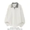 Sudadera Nueva de Otoño 2026 para Hombre, Moda Tendencia Ajuste Holgado, Diseño Falso de Dos Piezas con Cuello Cuadros en Contraste, Sudadera Casual para Hombre