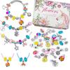 Pulseira de Girassol Arco-Íris Mais Vendida na Amazon Conjunto de Pulseiras DIY Feito à Mão Caixa de Presente Pulseira de Aniversário
