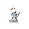 Insignia combinada de la serie de modelado de pato y ganso grande de animal lindo de dibujos animados creativo, broche de letra de aleación, accesorios al por mayor