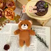 Adorable Elefantito Muñeco Compañero de Escritorio Adorno Peluche Osito Compañero Infantil Compañero de Estudio Colgante para Bolsa de Regalo