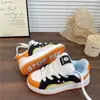Primavera 2025 Nuevo Estilo Zapatos de Pan para Mujer Original Nicho Moda Estilo Hong Kong Combinación de Colores Versátil Ligeros Estudiante Casual Zapatillas