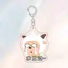 Nuevo Llavero de Acrílico Periférico de Animación Perezosa Colgante Creativo para Mochila Adornos Colgantes Personalizados