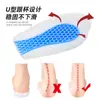 Almohadilla para Talón de Panal Aumentador Invisible de Altura Interior Almohadilla de Media Talla Almohadilla para Talón Suave y Cómoda que Absorbe Impactos Plantilla para Dolor de Talón de Hombre y Mujer