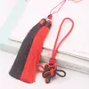Nudo Chino Borla Semicabado Nudo Propicio Cuerda para Mango Doble Color Espiga Accesorios Accesorios Cuerda Colgante para Coche DIY