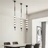 Estilo Francés Lujo Ligero Moderno Dormitorio Mesita de Noche Sala de Estar Estudio Vidrio Diseñador Decorativo Estilo Crema Varilla Retráctil Luz Colgante
