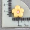 Taza de Agua Accesorios de Resina Plumeria DIY Agujero Caja de Almacenamiento para Zapatos Kit de Materiales Decorativos Caseros de Pegamento Cremoso Girasol